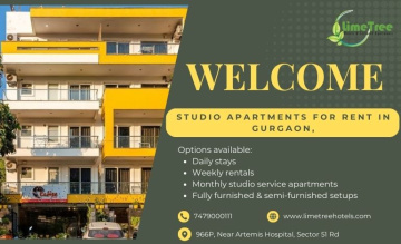 Fully Furnished Studio Apartments Near Artemis Hospital, Gurgaon