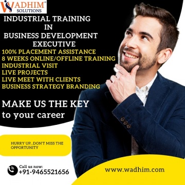INDUSTRIAL TRAINING IN BUSINESS DEVELOPMENT EXECUTIVE IN CHANDIGARH /MOHALI +91-9465521656