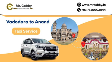 Vadodara to Anand Taxi @ 11Rs/Km - Mr. Cabby