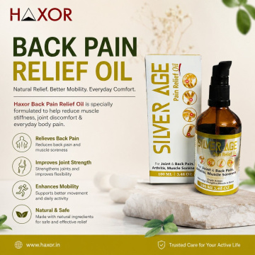 Back Pain Relief Oil for Everyday Back Comfort