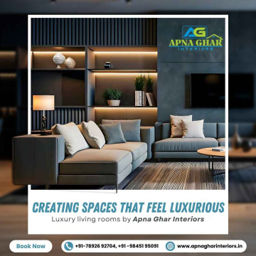 Luxury Living Room Interiors in Bangalore