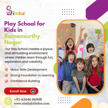Play School for Kids in Ramamurthy Nagar